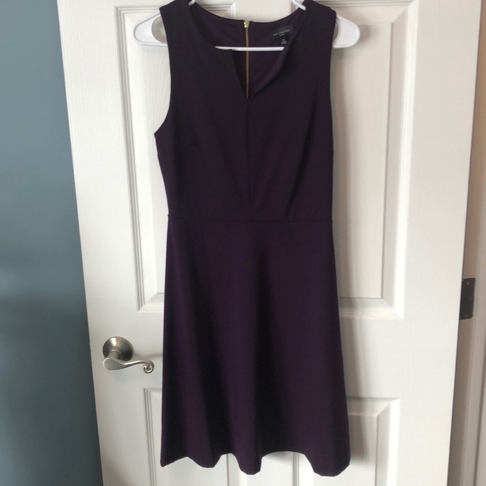 Dark purple skater dress